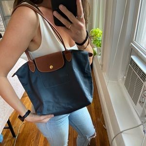 Longchamp Small Le Pliage Nylon Shoulder Tote